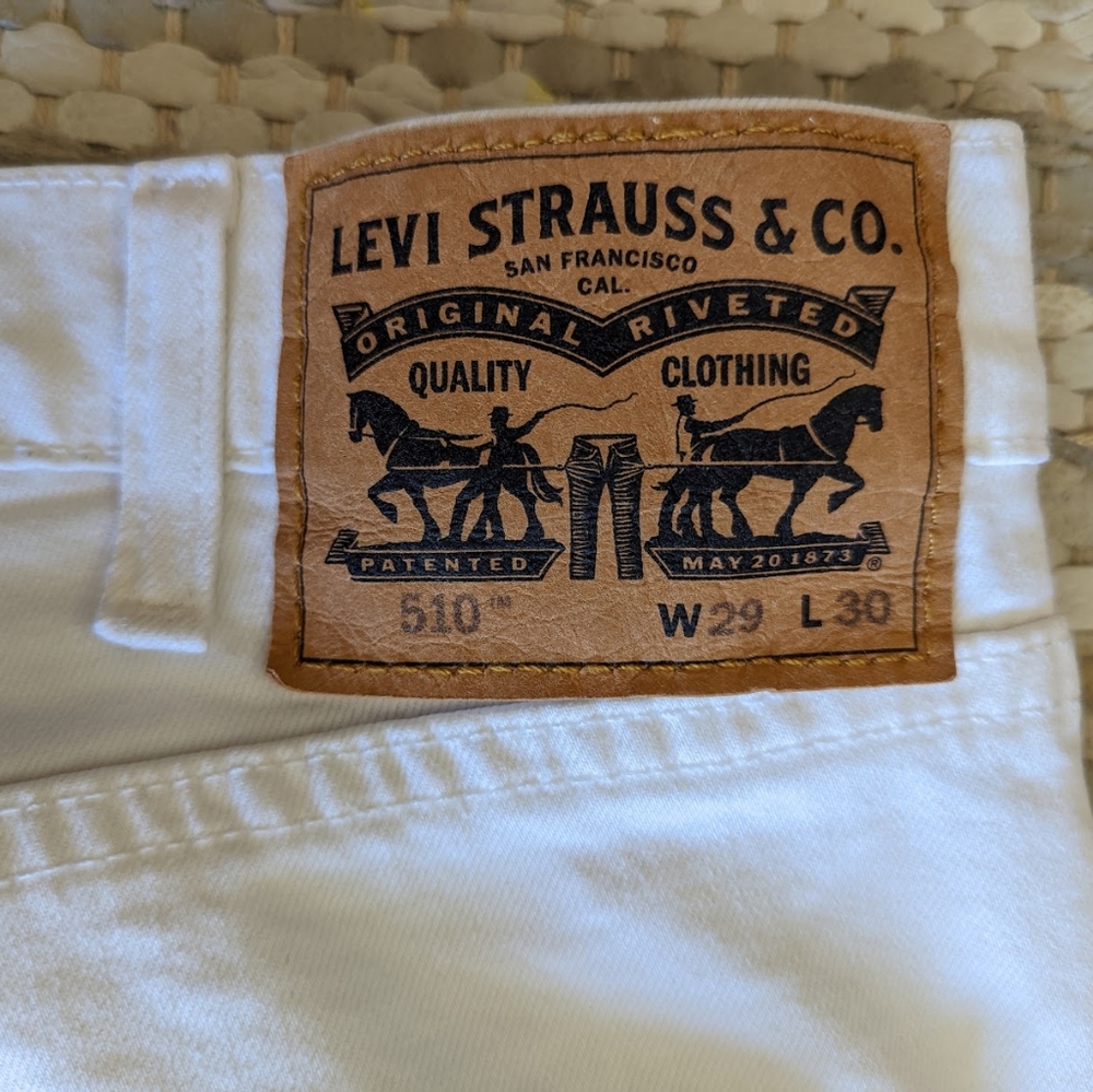 Men's Levi's 510 Skinny Fit Orange Tab Vintage Limited Edition Reissue Jeans